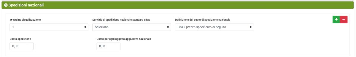 ebay spedizioni nazionali