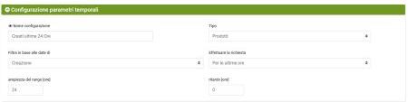 parametri temporali